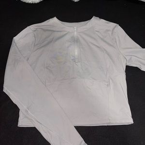 Halara half zip long sleeve, size XL, steele gray